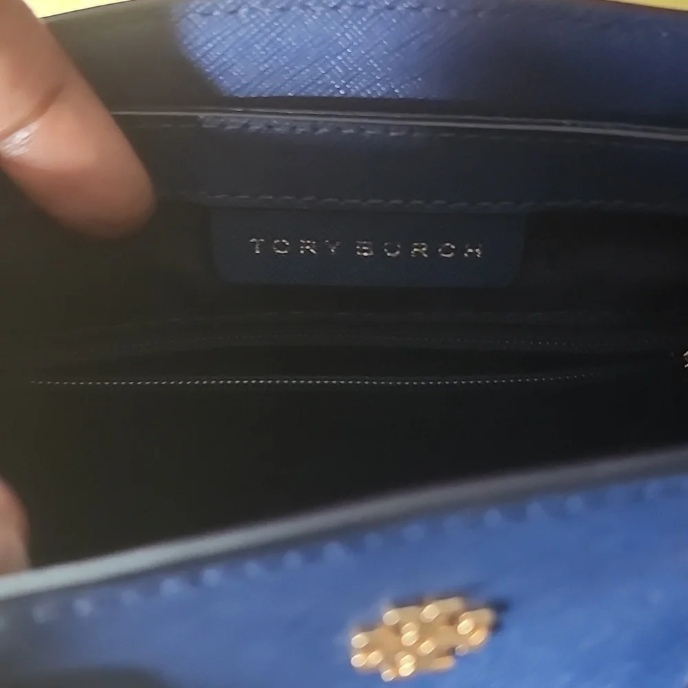 Tory Burch Blue Satchel New - Picture 6 of 8